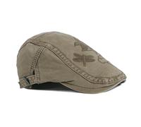 Uomo Donna Floreale Ricamato Baker Coppola Cappello Piatto Basco Cabbie Rétro