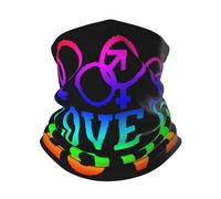 Uomo Donna Ghetta da Collo L'Amore per L'Orgoglio LGBT È Amore Fascia per Capelli Antivento Sciarpa al Collo Multifunzione Decorazione Facciale per Motocicletta Sports Ciclismo