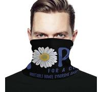 Uomo Donna Headwrap Fiore della Consapevolezza della Sindrome Dell'Intestino Irritabile Fascia per Capelli Antivento Ghetta da Collo Traspirante Sciarpa al Collo per Escursionismo Yoga Pesca