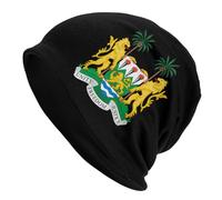 Uomo Donna Invernale Cappelli Stemma della Sierra Leone Caldo Berretto Moda Berretto in Maglia Traspirante Berretti Invernale per All'Aperto Arrampicata Corsa