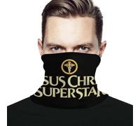 Uomo Donna Passamontagna Gesù Cristo Bandana Multifunzione Sciarpa A Tubo Durevole Decorazione Facciale per Yoga Motocicletta Sports