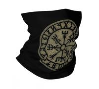 Uomo Donna Rune Vichinghe Bussola Tubo Bandana - Mitologia Norrena Vintage Vegvisir Stampato in 3D Ghetta per Il Collo - novità Estiva Moda Pagana Cosplay Street Multi Copricapo