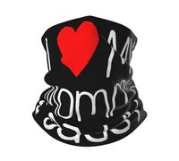 Uomo Donna Scaldacollo Amo La Mia Mamma E Il Mio papà Sciarpa al Collo Durevole Sciarpa A Tubo Multiuso Passamontagna per Pesca Campeggio Yoga