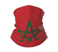 Uomo Donna Scaldacollo Bandiera del Marocco Ghetta da Collo Durevole Decorazione Facciale Elastico Headwrap per Sports Ciclismo Escursionismo