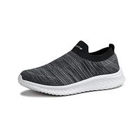 Uomo Donna Scarpe da Corsa Sport Ginnastica Classica Stringata Sneaker Palestra Running Sneaker,Bianco Grigio,39EU