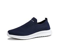 Uomo Donna Scarpe da Corsa Sport Ginnastica Classica Stringata Sneaker Palestra Running Sneaker,Blu,38EU