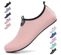 Uomo Donna Scarpe da Scoglio Water Shoes Scarpette per Scogli Scarpe Mare Antiscivolo Scarpe Spiaggia Traspirante Scarpe Acquatiche per Sport Acquatici Parco Acquatico.Rosa,40 EU