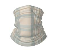 Uomo Donna Sciarpa A Tubo Strisce Blu Grigie Headwrap Multifunzione Decorazione Facciale Antivento Bandana per Pesca Sports Yoga