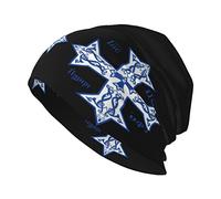 Uomo & Donna Slouchy Hat Coptic Orthodox Cross White Slouch Hollow Beanie Moderno Berretto Classic Slouch Beanie per Autunno Estate Viaggi