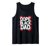 Uomo Dope Black Dad Dichiarazione audace Figura paterna Bella figura paterna «Papà Padre» Canotta