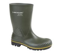 Uomo Dunlop Acifort Wellington Fattoria Agricoltura Giallo Linea Corto & Alto Da