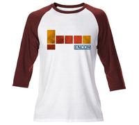 Uomo Encom Tron Film Logo Retrò Raglan T Camicia Classica Flynn's Arcade Gamer