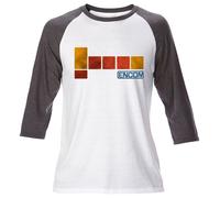 Uomo Encom Tron Film Logo Retrò Raglan T Camicia Classica Flynn's Arcade Gamer
