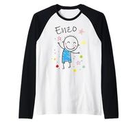 Uomo Enzo Maglia con Maniche Raglan