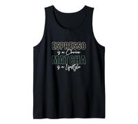 Uomo Espresso è Una Scelta Matcha è Uno Stile di Vita Matcha Amanti del tè Canotta
