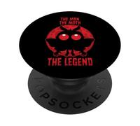 Uomo, Falena, La Leggenda - Moonlit Mitico Mothman Cryptid PopSockets PopGrip Adesivo