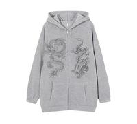 Uomo Felpa con Cappuccio Cappotto Felpe Oversize Loose Fit Comoda Pullover Maglione Resistente Atletica Tinta Unita Leggera per Palestra, Jogging e Tempo Libero
