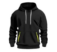 Uomo Felpa con Cappuccio Classica Casual Sweatshirt Eleganti Pullover Tops Hoodie Comoda Maglione Sportiva Slim Jacket Invernale Caldo Morbido Capo Basic per Autunno