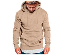 Uomo Felpa con Cappuccio Maniche Lunghe Jogging Hoody vestibilità Comoda da Basic Antivento e Caldo Hoodie Abbigliamento Sportivo 2025 Tinta Unita