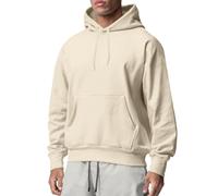 Uomo Felpa con Cappuccio,Traspirante Sportiva Felpe Giacca Lavora Senza Manica Lunga Cappuccio Resistente Atletica Y2K Baggy Elegante Sport Streetwear