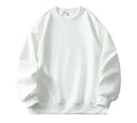 Uomo Felpe Senza Cappuccio,Felpa Girocollo per Abbigliamento Sportivo Trekking 2025 Nuova Felpa Giacche Sportive Tinta Unita Giacca Casual da Le Mezze Stagioni