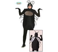 Uomo Fly Costume Insetto Blu Bottiglia Aviatore Bug Completo Cervo Notte Fg