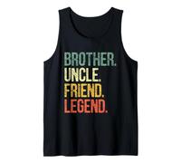 Uomo Fratello. Zio. Amico. Leggenda. - Retro Canotta