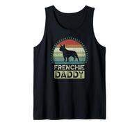 Uomo Frenchie Daddy, Father's Day, French Bulldog Dad Canotta