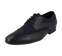 Uomo Front Leather Brogue Pizzo Chiusura Scarpe Ideale Per Smart Indossare Turin