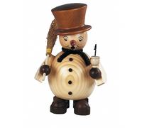 Uomo fumante pupazzo di neve, 14 cm di altezza, originale Monti.. MU 16028 nuovo