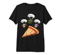 Uomo Funghi Pepe Cipolla Immersione Salto Paracadutismo Deluxe Veggie Maglietta Premium