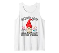 Uomo Funny Cat Dad GNOME Graphic for Fathers Day Best Cat Grandpa Canotta