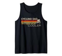 Uomo Funny Cyclist Cycling Dad Like A Regular Dad But Cooler Mens Canotta