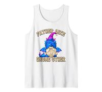 Uomo Funny Fathers Day GNOME Graphic for Men Bearded Dragon Dad Canotta