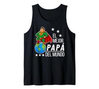 Uomo Funny Mexican Dad Design - El Mejor Papa del Mundo Canotta