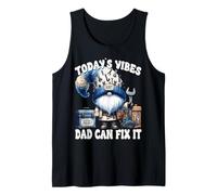 Uomo Funny Saying for Men Daddy GNOME Handyman Dad Can Fix It Canotta