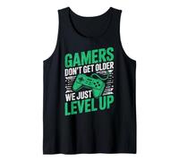 Uomo Gamers Don't Get Older We Just Level Up Funny Gamer Retro Canotta