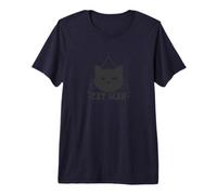 Uomo Gatto Maglietta Premium