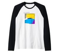 Uomo Genesis Rock Music Band Abacab Multicolour Maglia con Maniche Raglan