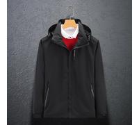 Uomo Giacca con Cappuccio Staccabile Cappello Vento Abbigliamento da Sci Hiking