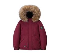 Uomo Giacca da Sci Invernale Giubbotto Impermeabile Foderata In Pile Con Cappuccio Staccabile Giacca Invernale Calda Da Pattinaggio Su Ghiaccio Cappotti Isolata Antivento Parka con Gonna Antinev