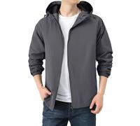 Uomo Giubbotto Caldo Jacket Softshell in Pile Rimovibile Giacca Comodo Trapuntato Materiale Sintetico Antivento Giubbino Primavera Autunno