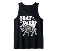 Uomo Goat Daddy Funny Farm Animal Dad Humor Canotta
