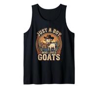 Uomo Goat Farm Solo Un Ragazzo Che AMA Le capre Canotta