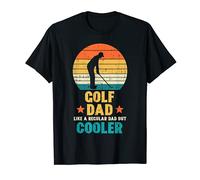 Uomo Golf Dad Cooler Retro Fathers Day Golfer Daddy Papa Men Maglietta