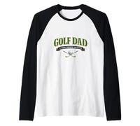 Uomo «Golf Dad: Il Mito e la Leggenda» Funny Man Cave Golfers Maglia con Maniche Raglan