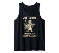 Uomo Grill Dad Bear BBQ Funny Father’s Canotta