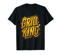 Uomo Grill King BBQ Master Smoke That Carne Grilling Season Maglietta