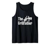 Uomo Grillfather BBQ Grill & Smoker, Chef di Barbecue Canotta
