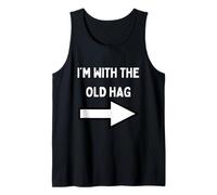 Uomo Halloween I'm with The Old Hag Canotta